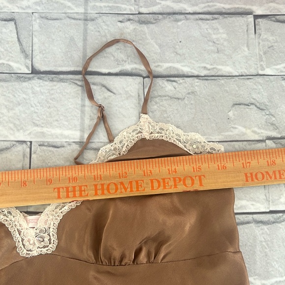 Y2K Victoria’s Secret silk lingerie camisole brown size medium - Picture 10 of 11